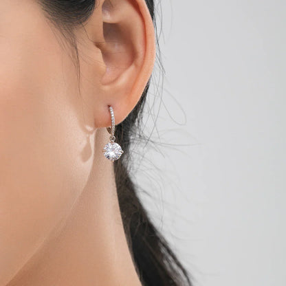 Sparkling Hoop Earrings