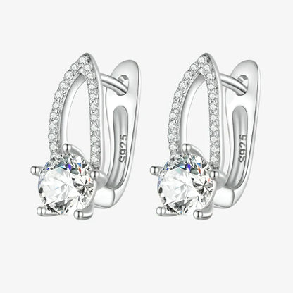 Sparkling Halo Stud Earrings