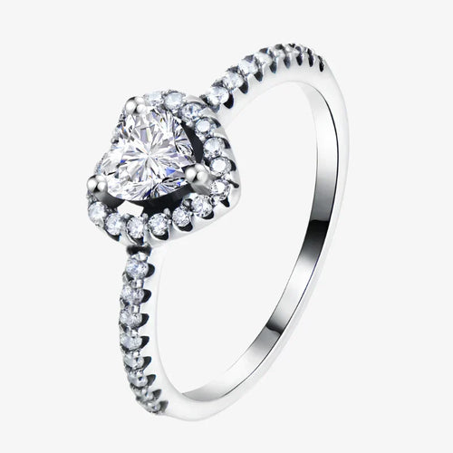 Sparkling Timeless Heart Ring