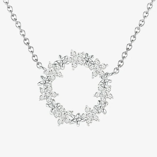 Sparkling Floral Necklace