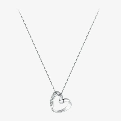 Crystalline Heart Edge Necklace
