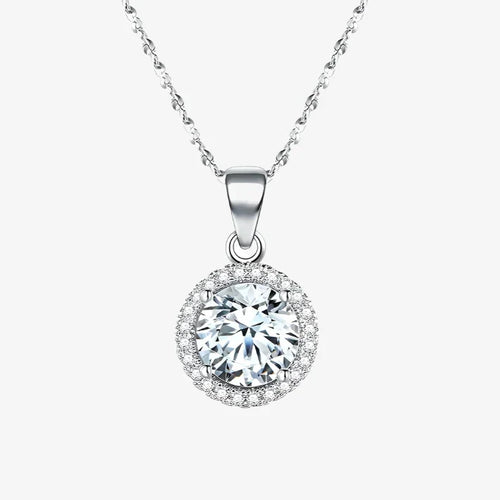 Sparkling Round Crystal Necklace